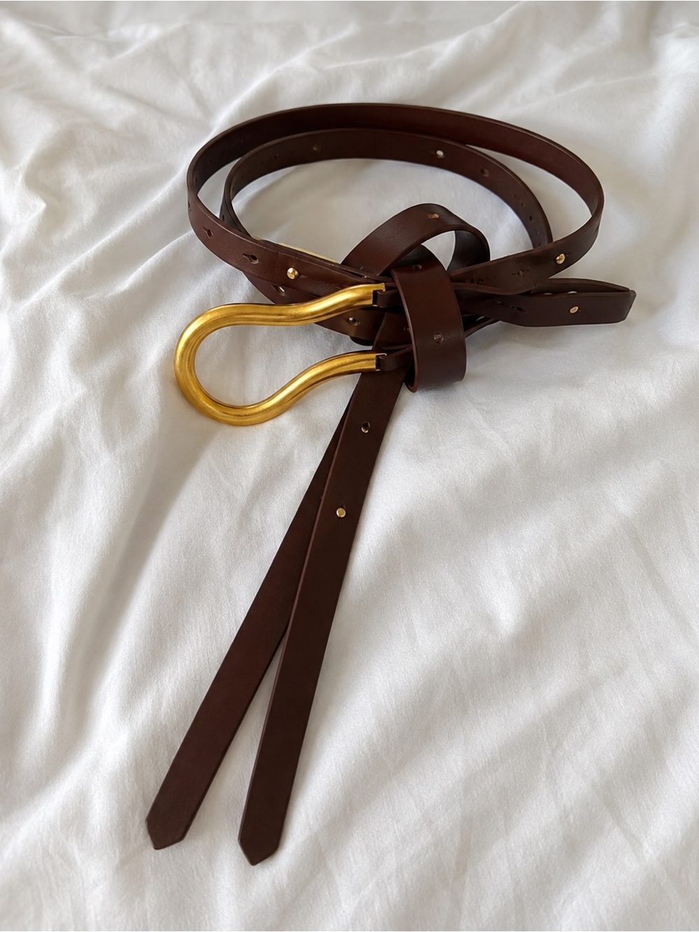 REVOLVE Loop Belt in Brown NEW - Picture 2 of 6